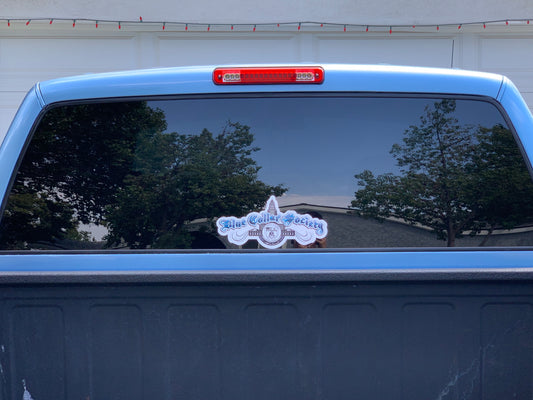 Blue Collar Society 12" Sticker