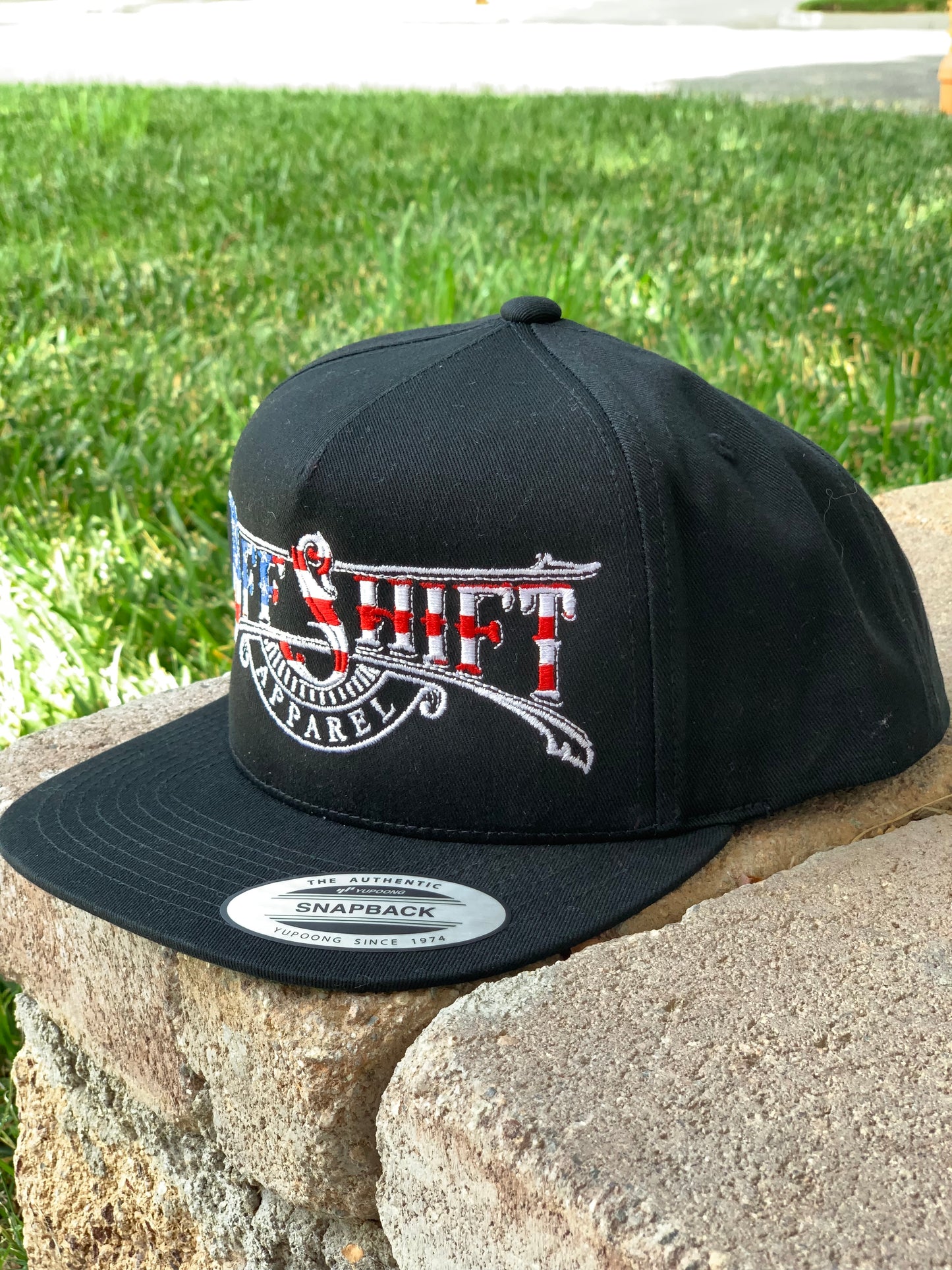 American Flag Off Shift Hat
