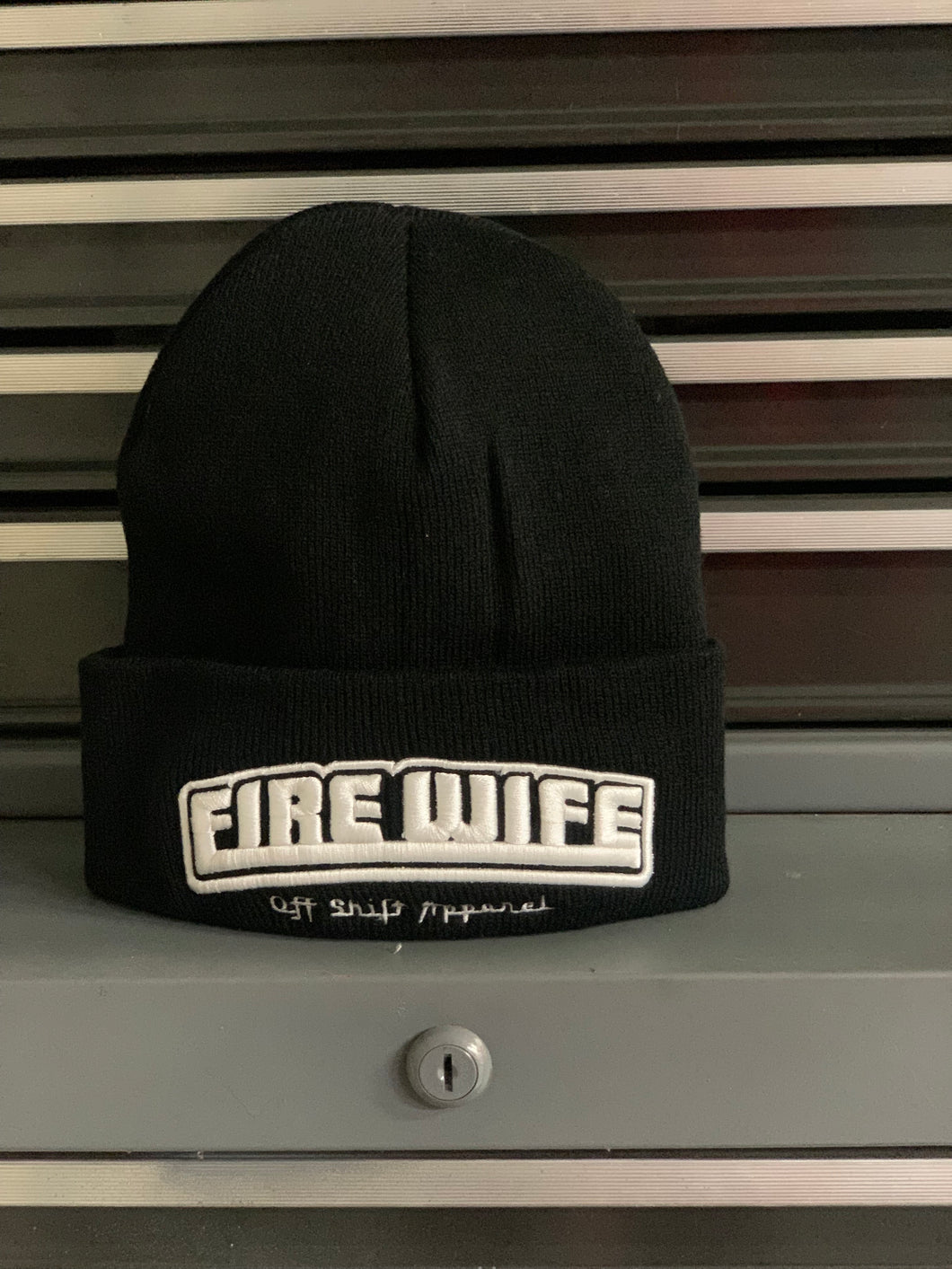 Off Shift Black Fire Wife Beanie