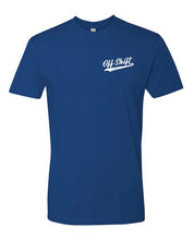 Load image into Gallery viewer, Off Shift We Love LA Blue and White Unisex T-shirt
