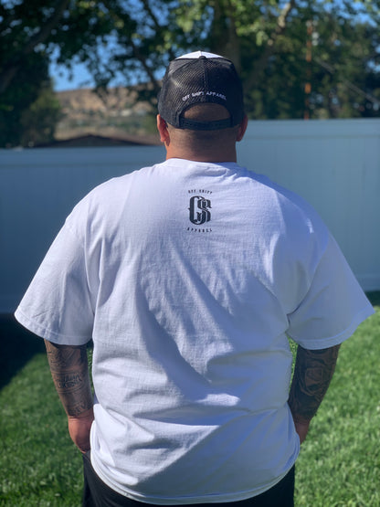 White Blue Collar Society T-Shirt