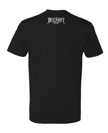 Off Shift Black and White Short Sleeve Viclero T-shirt