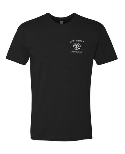 Off Shift Black and White Praying Hands Unisex Shirt