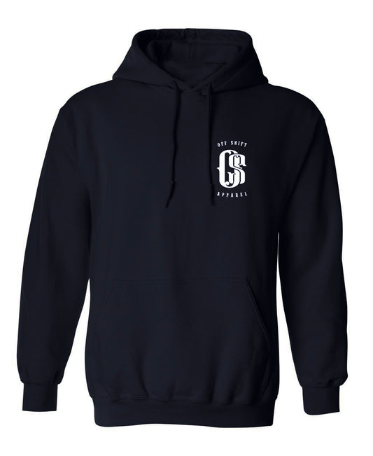 Off Shift Black and White Homie Hoodie