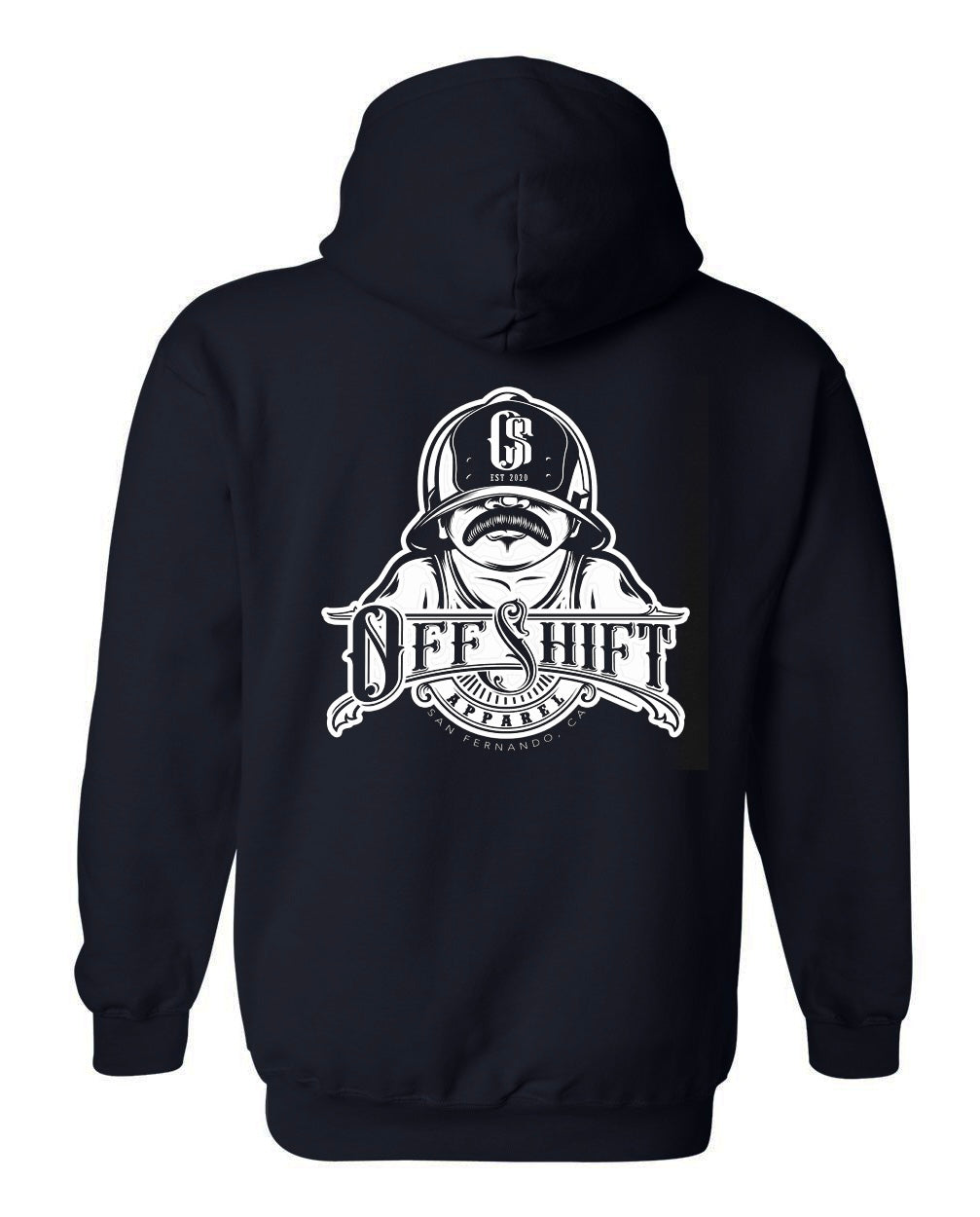 Off Shift Black and White Homie Hoodie